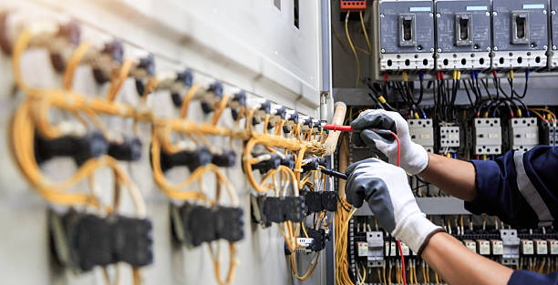 Professional Electrician technician working in Camp Wood, TX